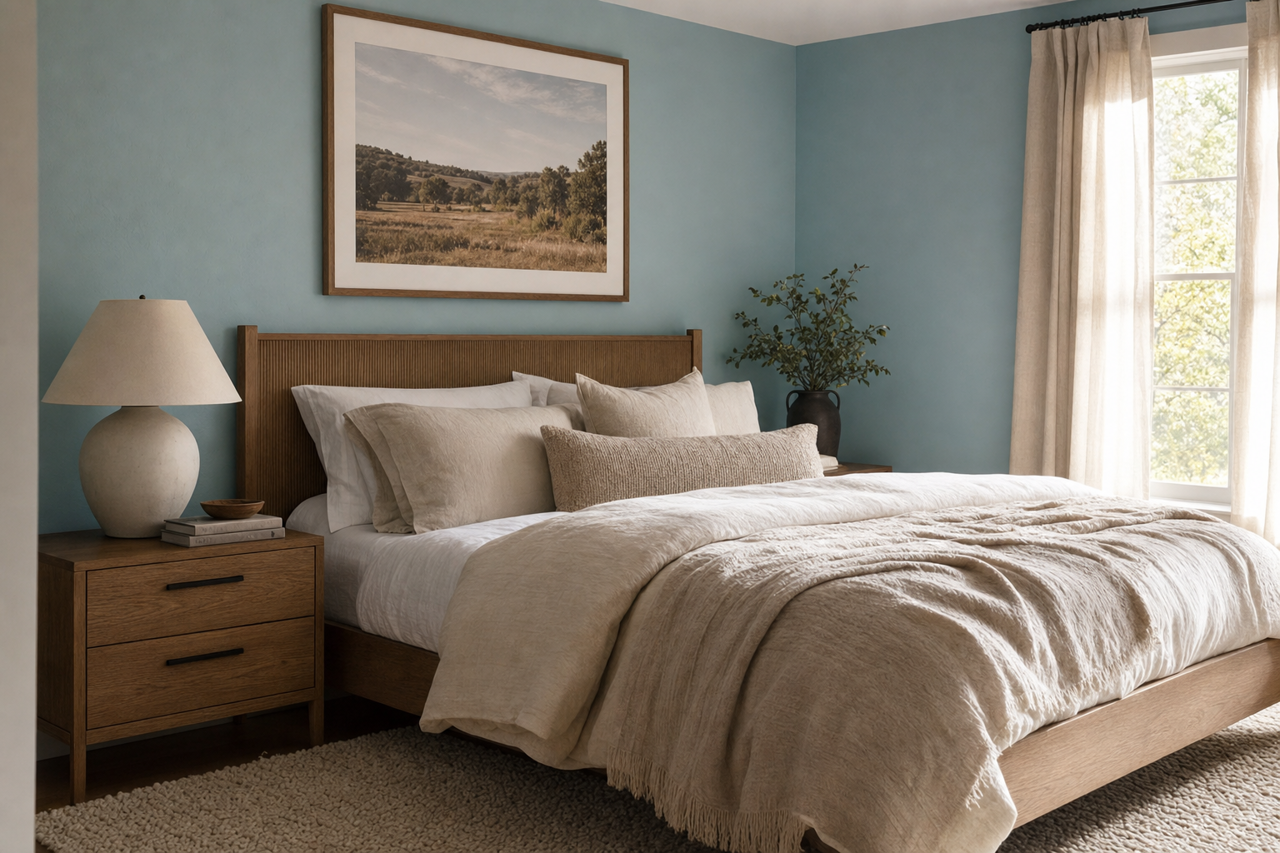 Aspen by Benjamin Moore on interiors