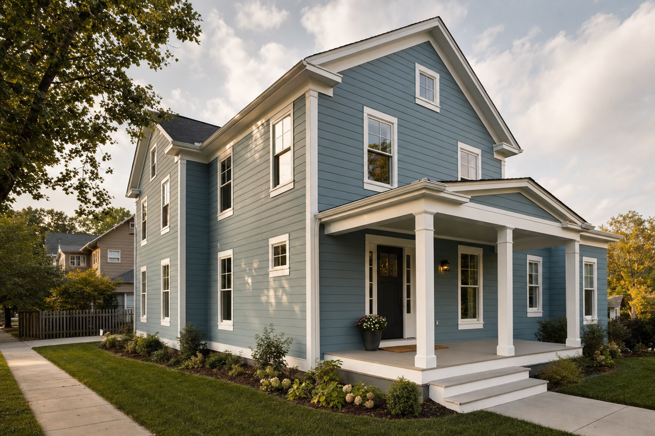 Lakeside by Benjamin Moore on exterior