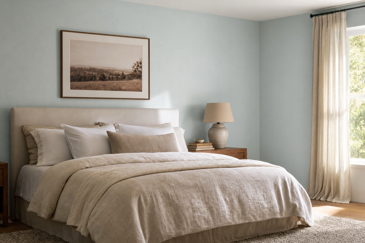 Polar by Benjamin Moore on interiors