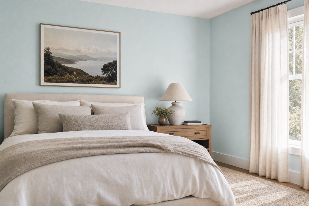 Heaven on Earth by Benjamin Moore on interiors