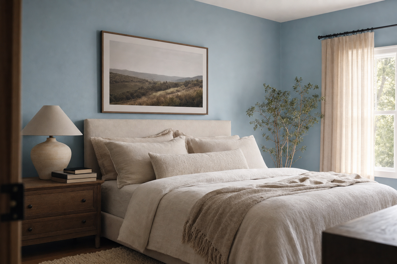 New Born's Eyes by Benjamin Moore on interiors