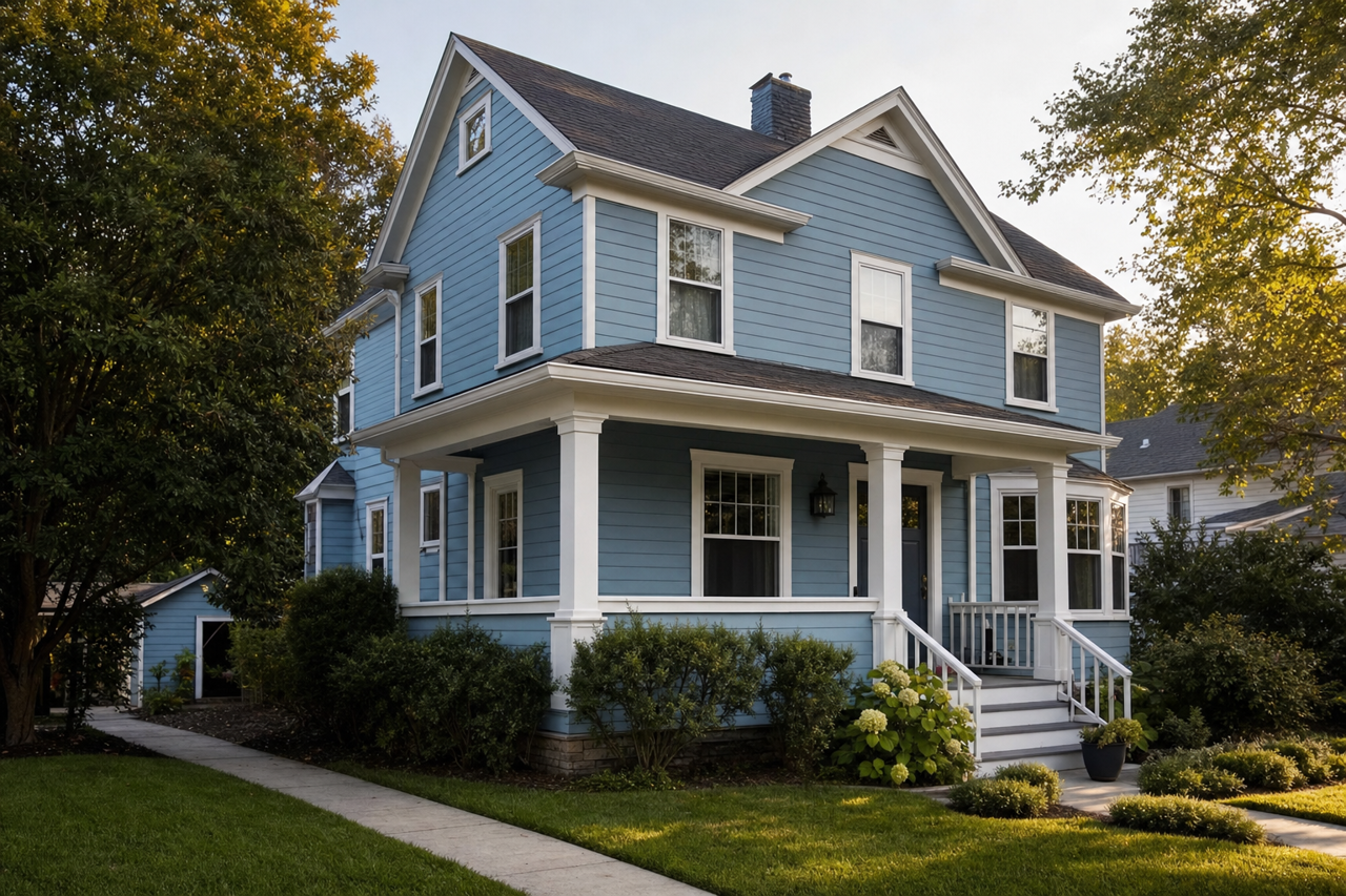 Sea by Benjamin Moore on exterior