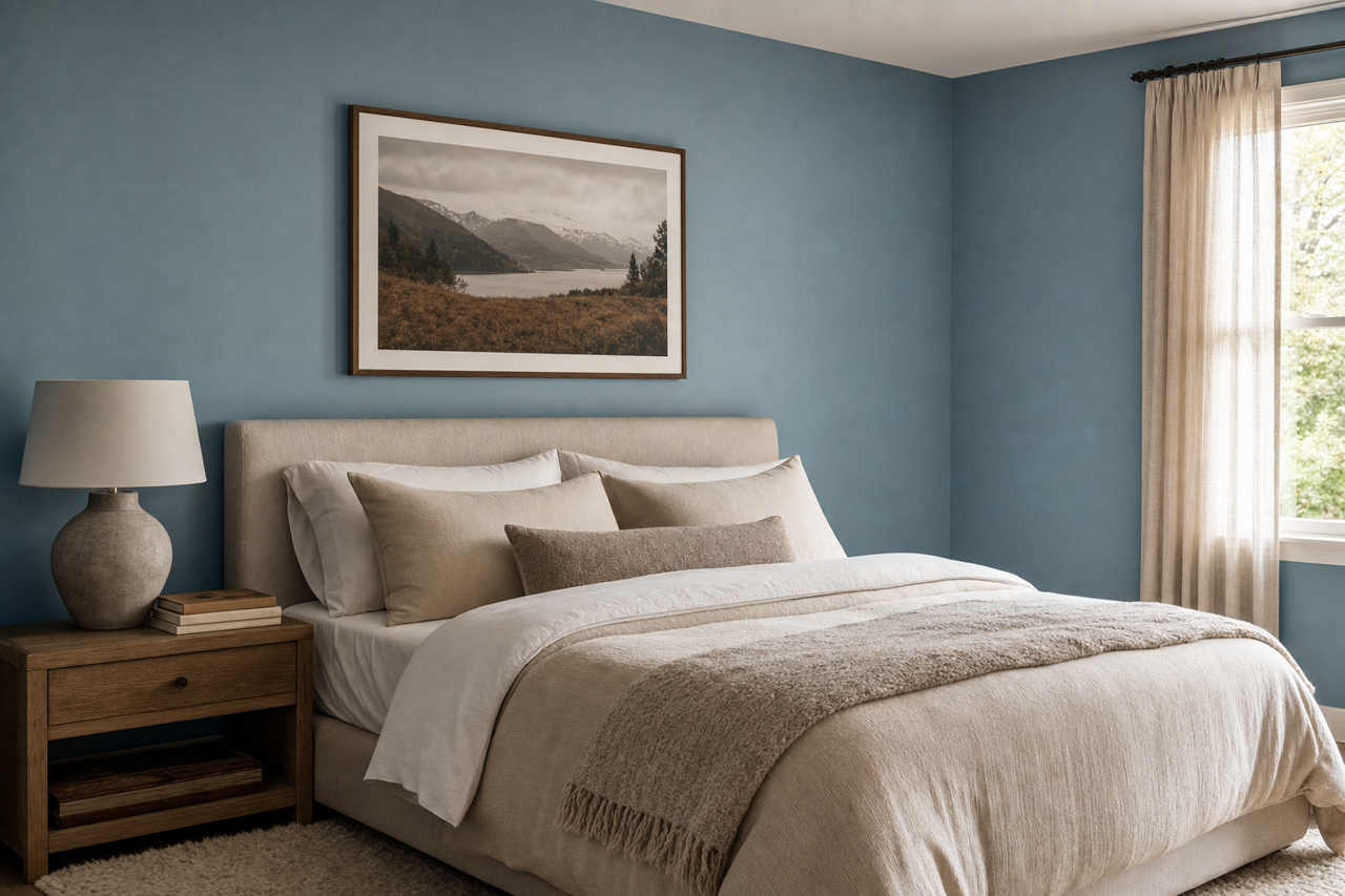 Sea by Benjamin Moore on interiors