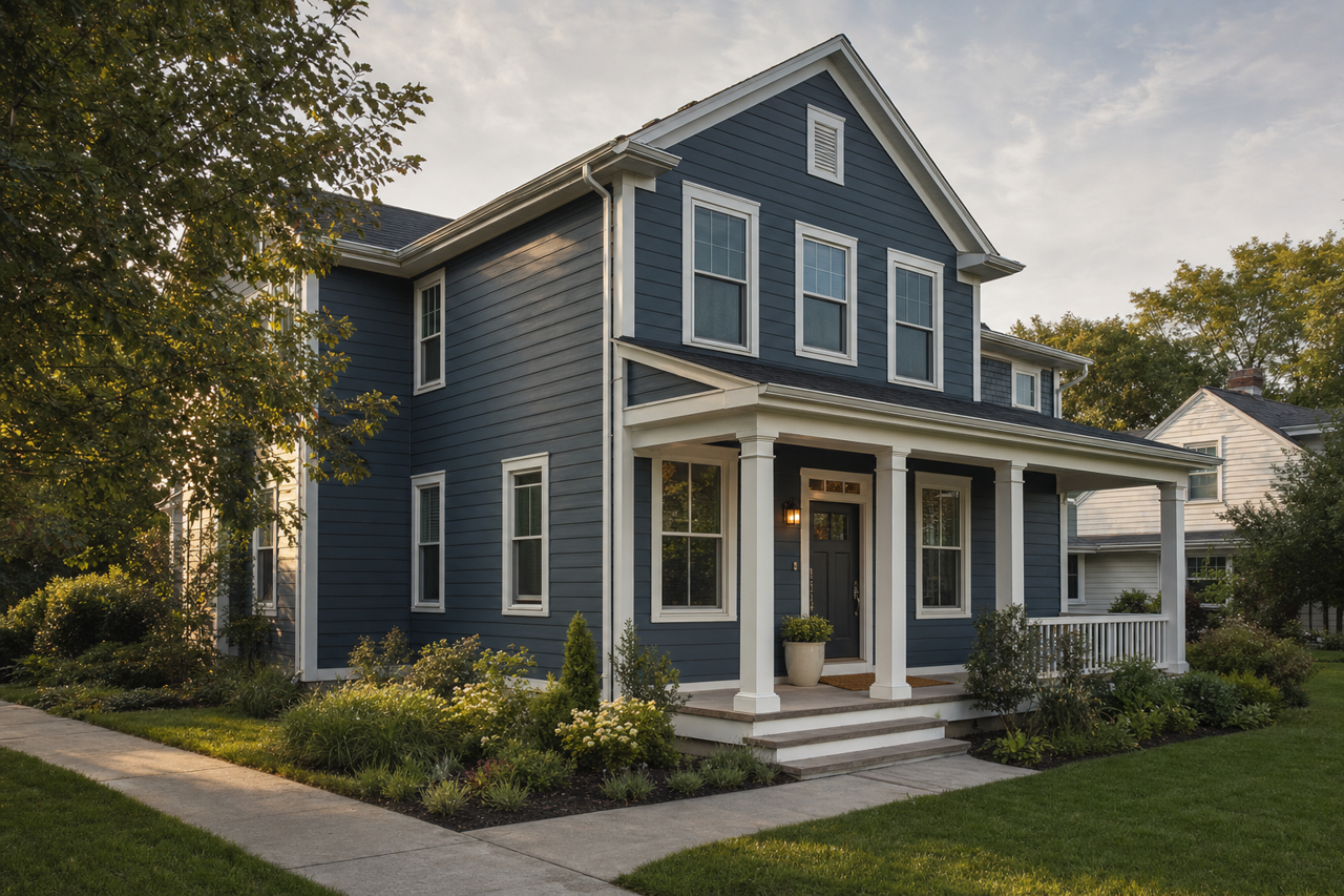 In the Midnight Hour by Benjamin Moore on exterior