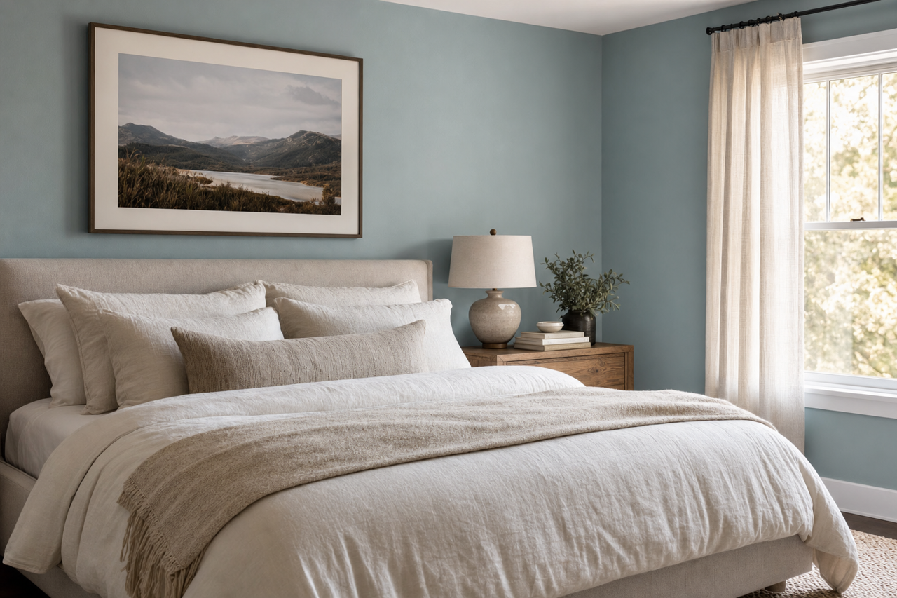 Saratoga by Benjamin Moore on interiors