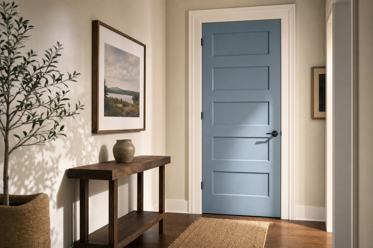 Alfresco by Benjamin Moore on interior-doors