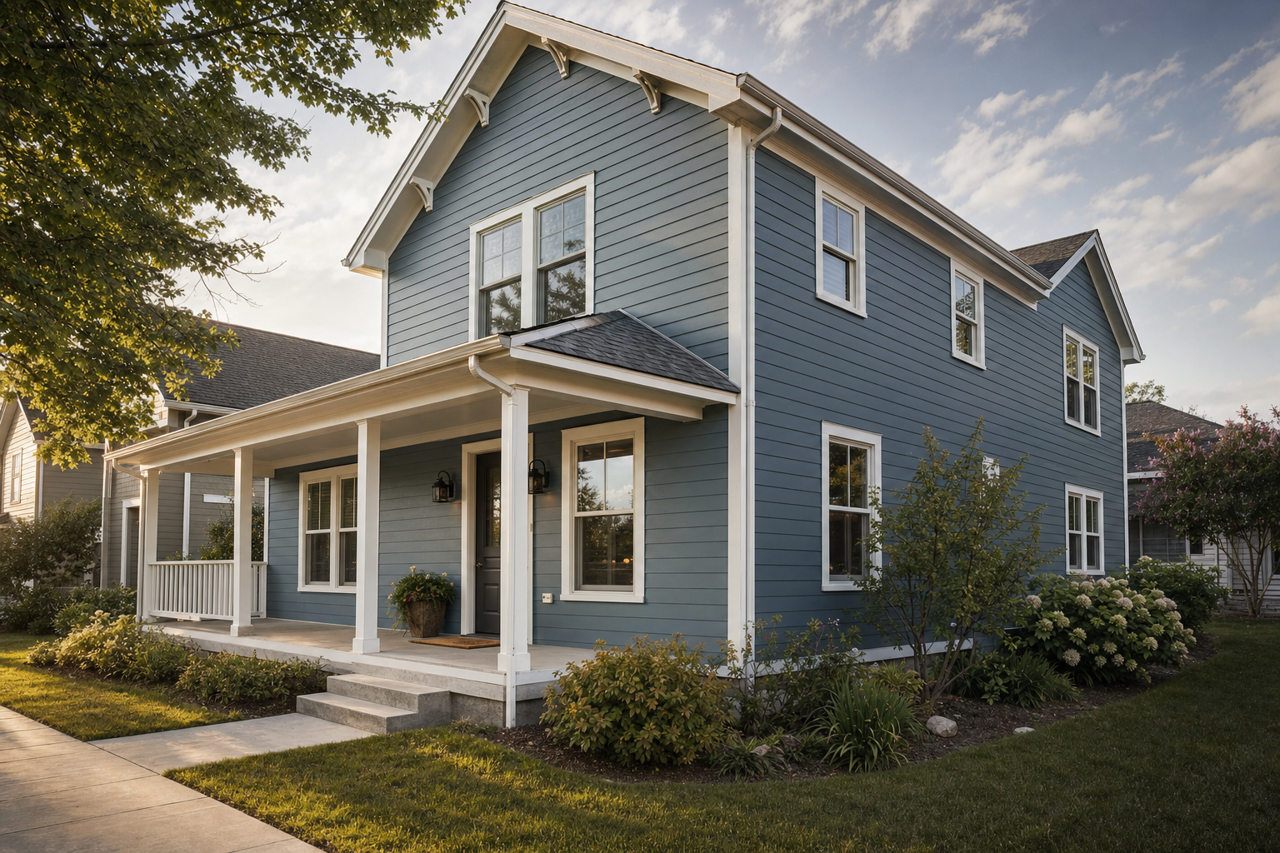 Vermont Slate by Benjamin Moore on exterior
