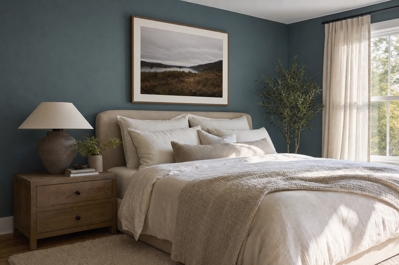 Vermont Slate by Benjamin Moore on interiors