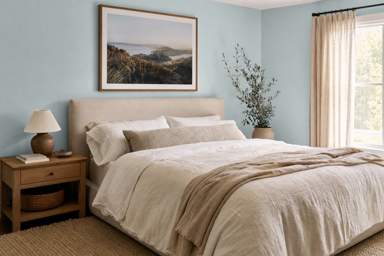Polar by Benjamin Moore on interiors