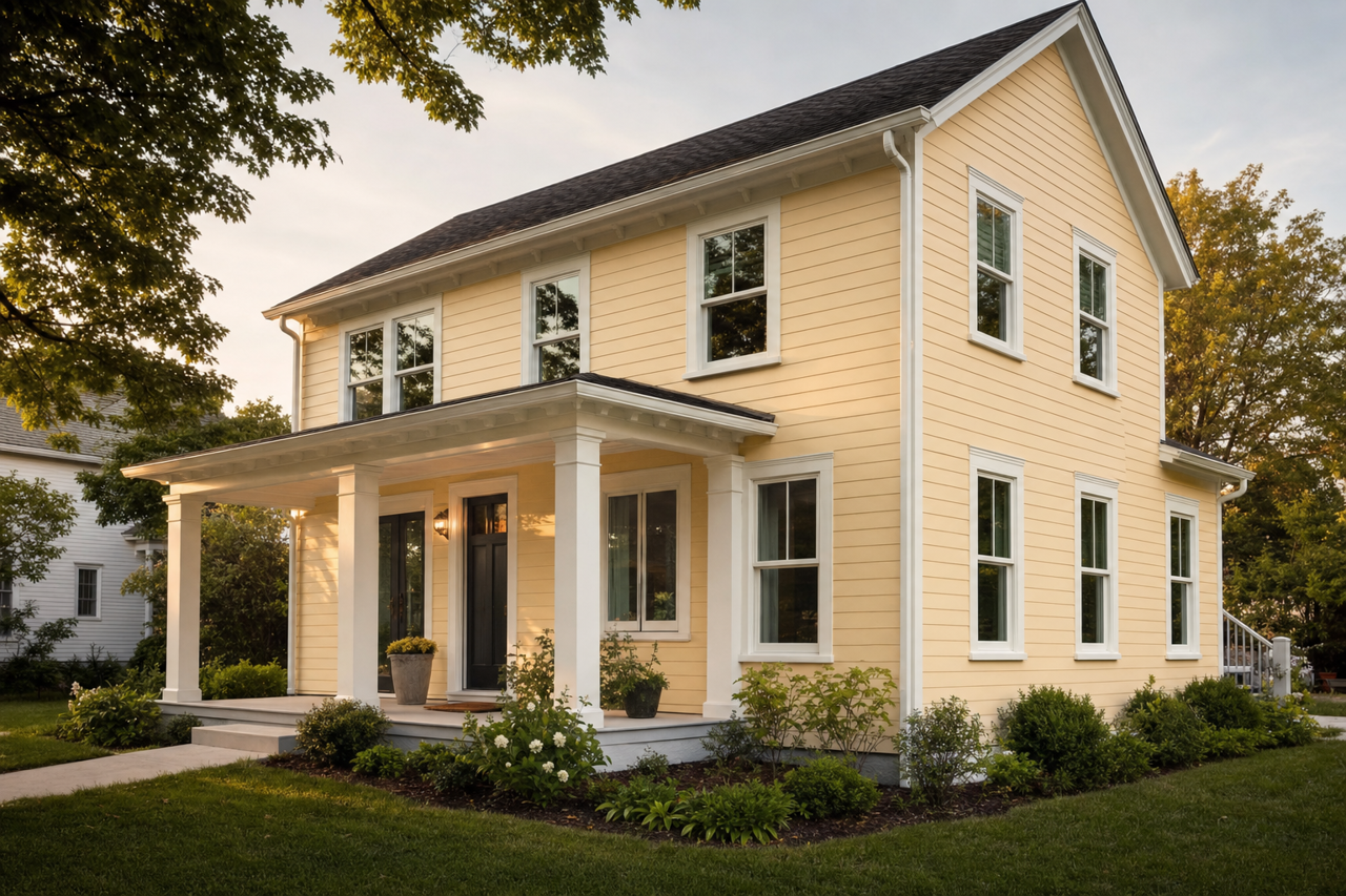 Aura by Benjamin Moore on exterior