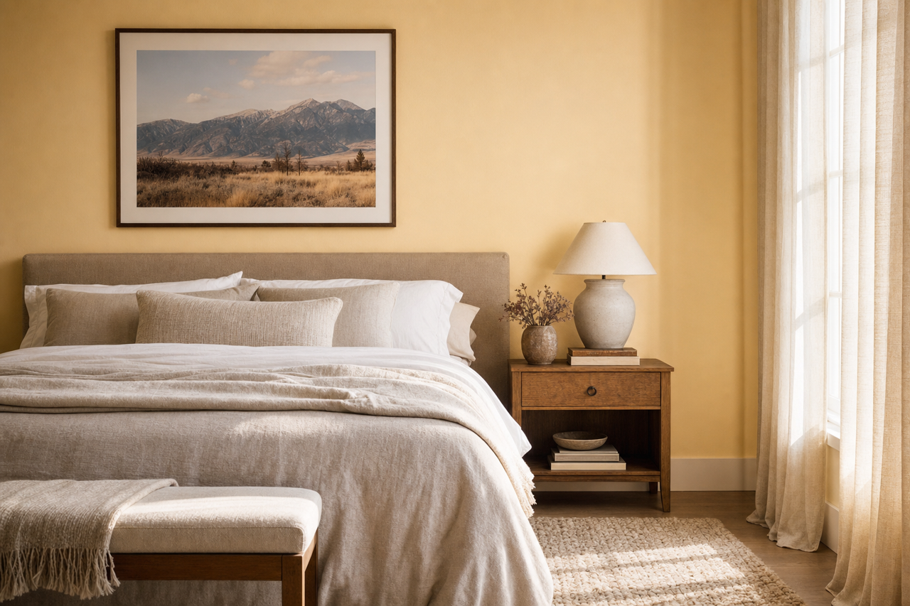 Aura by Benjamin Moore on interiors