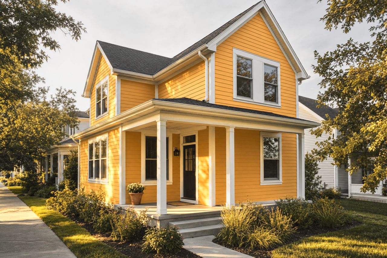Mayan by Benjamin Moore on exterior