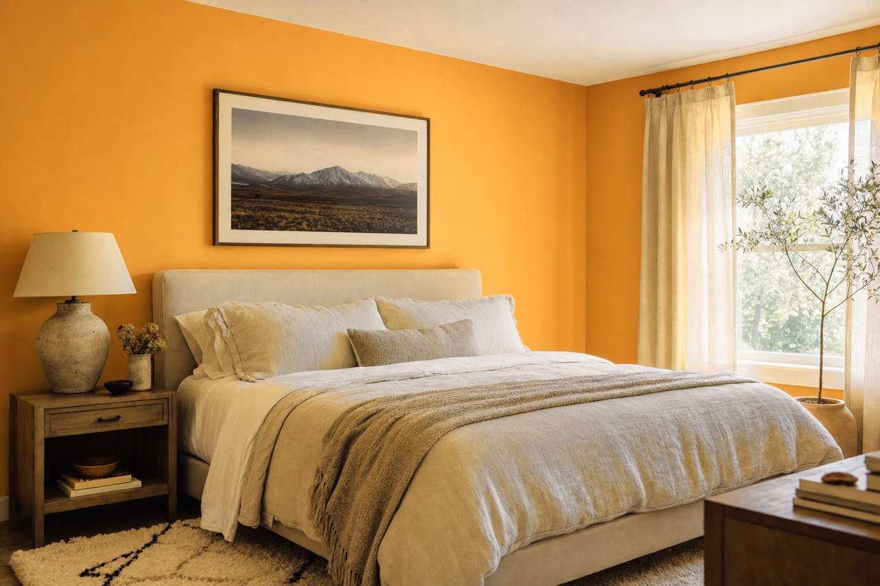 Mayan by Benjamin Moore on interiors