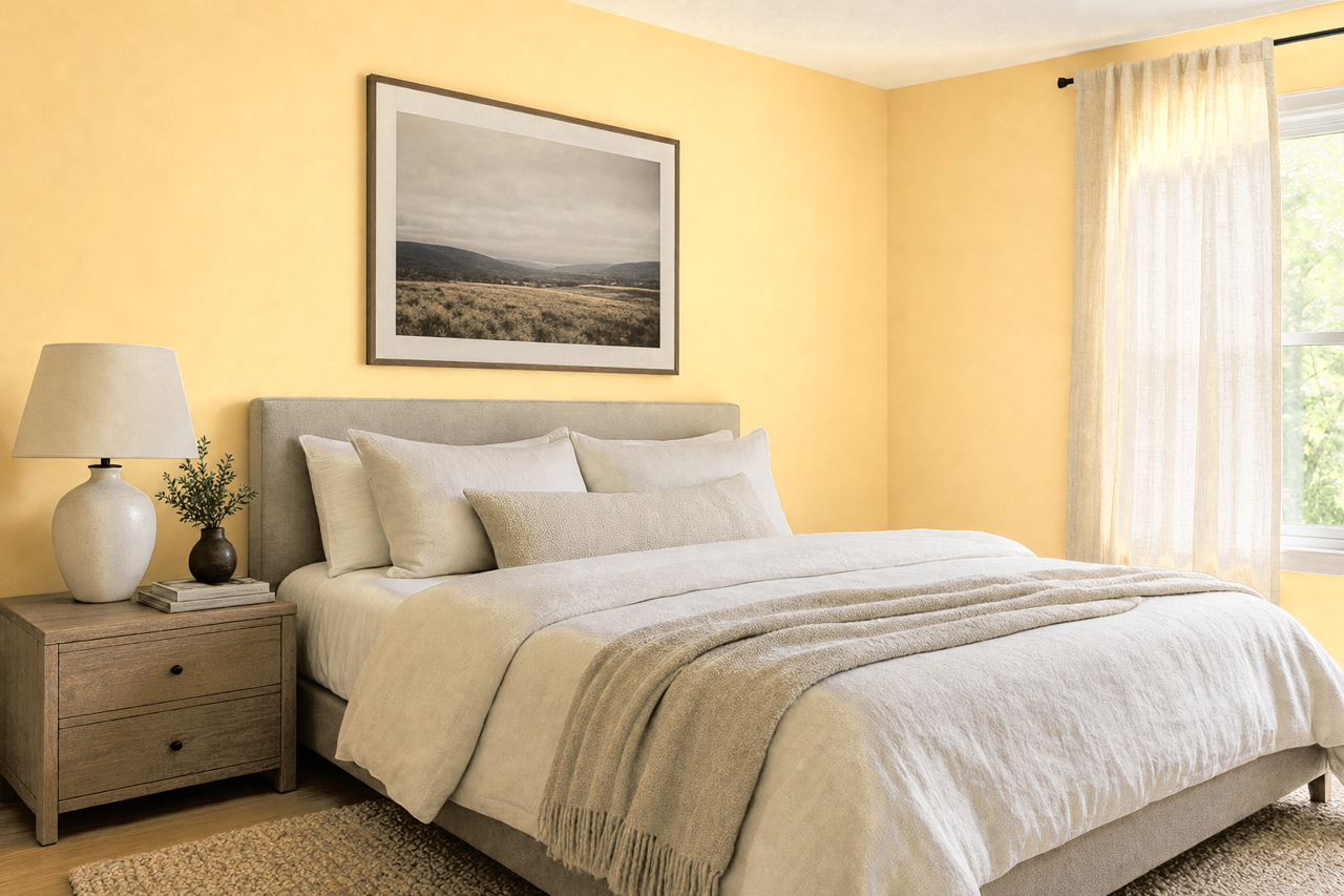 Golden Lab by Benjamin Moore on interiors