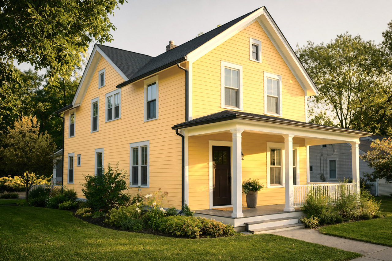 Beverly by Benjamin Moore on exterior