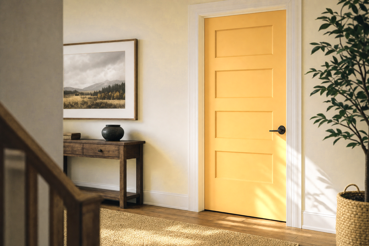 Beverly by Benjamin Moore on interior-doors