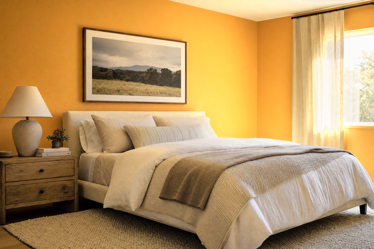 Pan for Gold by Benjamin Moore on interiors