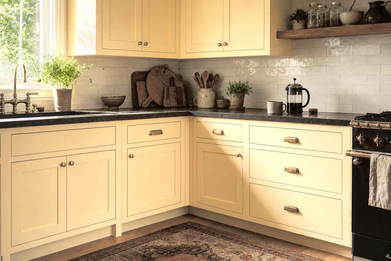 Precious by Benjamin Moore on cabinets