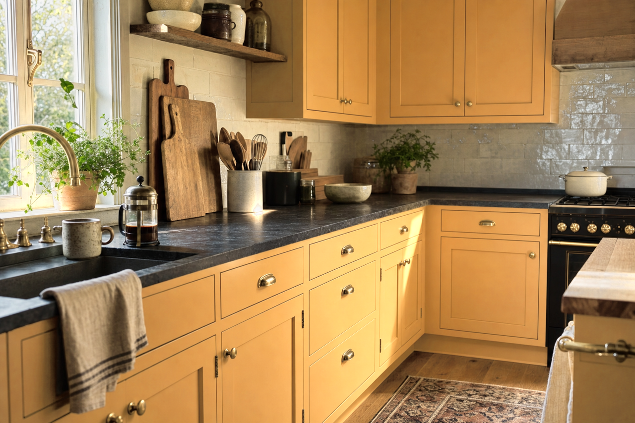 Eye by Benjamin Moore on cabinets