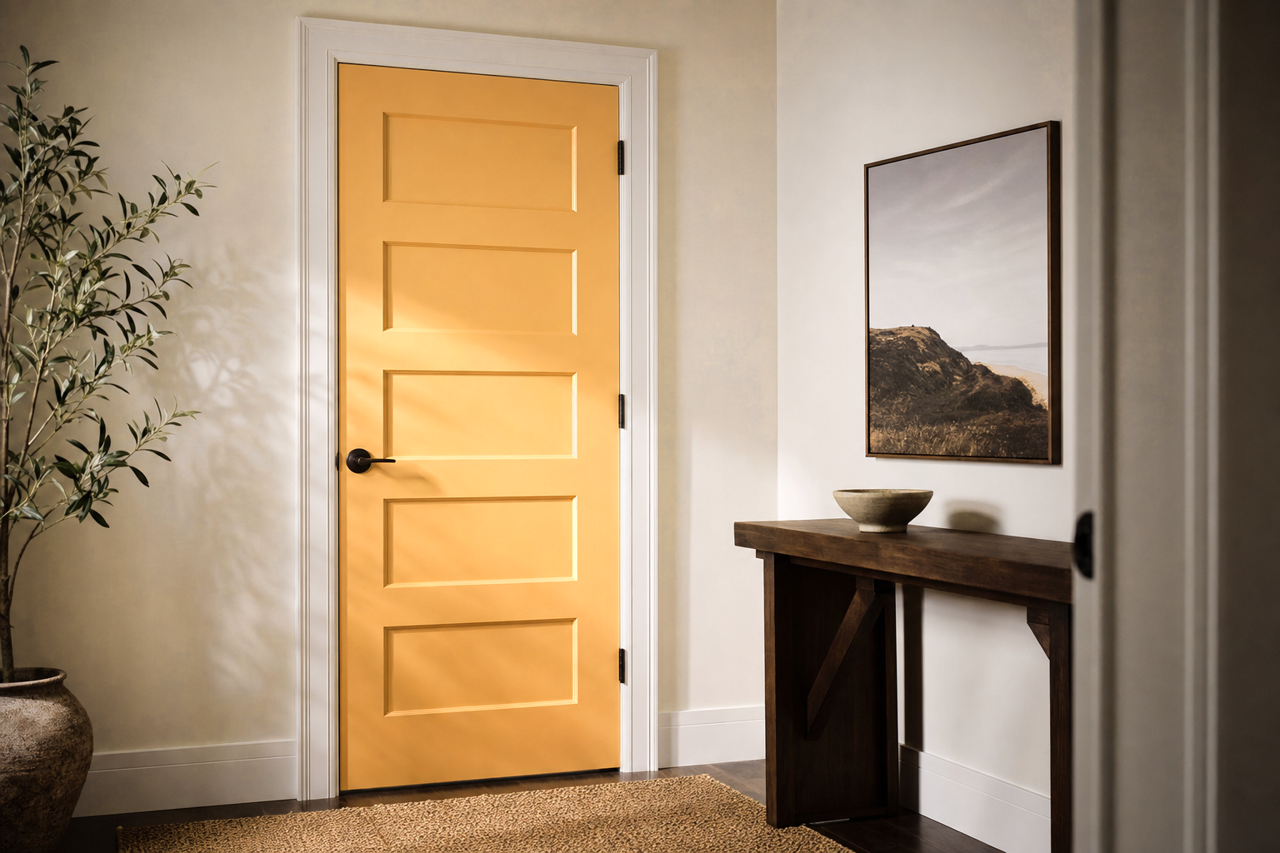 Eye by Benjamin Moore on interior-doors