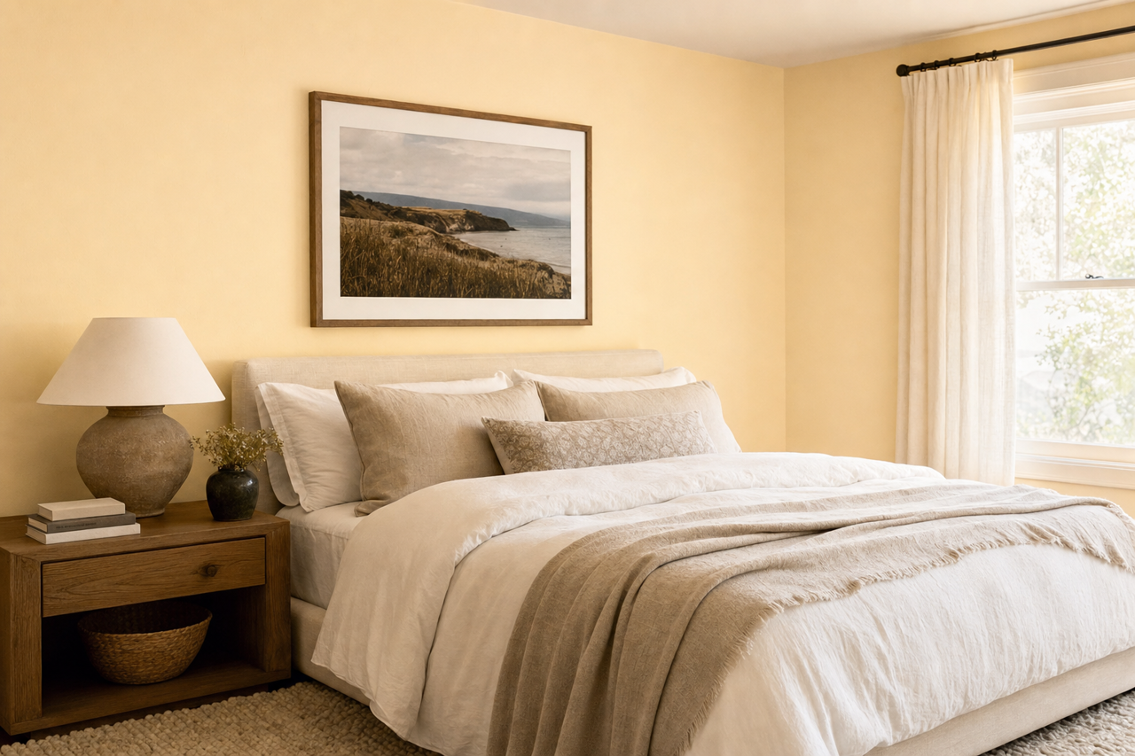 Pearly by Benjamin Moore on interiors