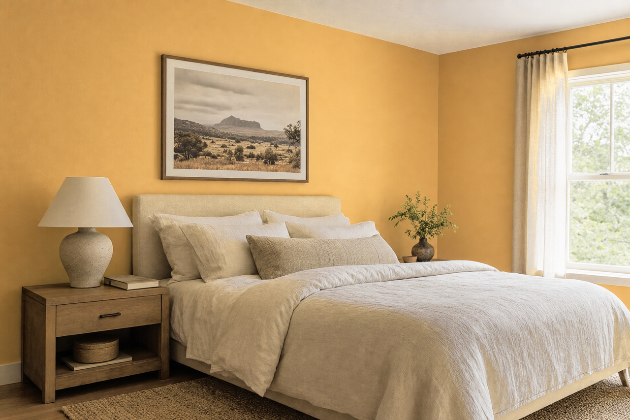 Hathaway by Benjamin Moore on interiors