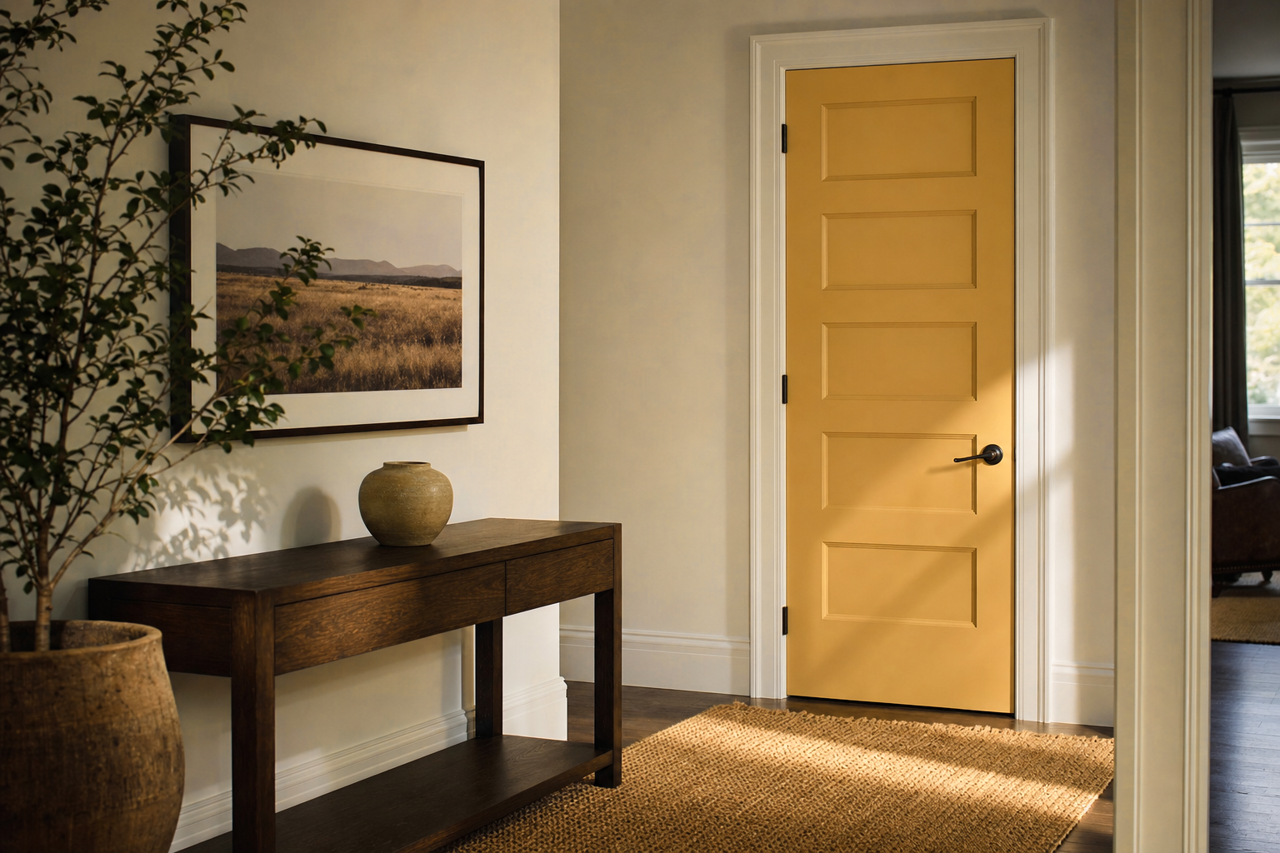 French Horn by Benjamin Moore on interior-doors
