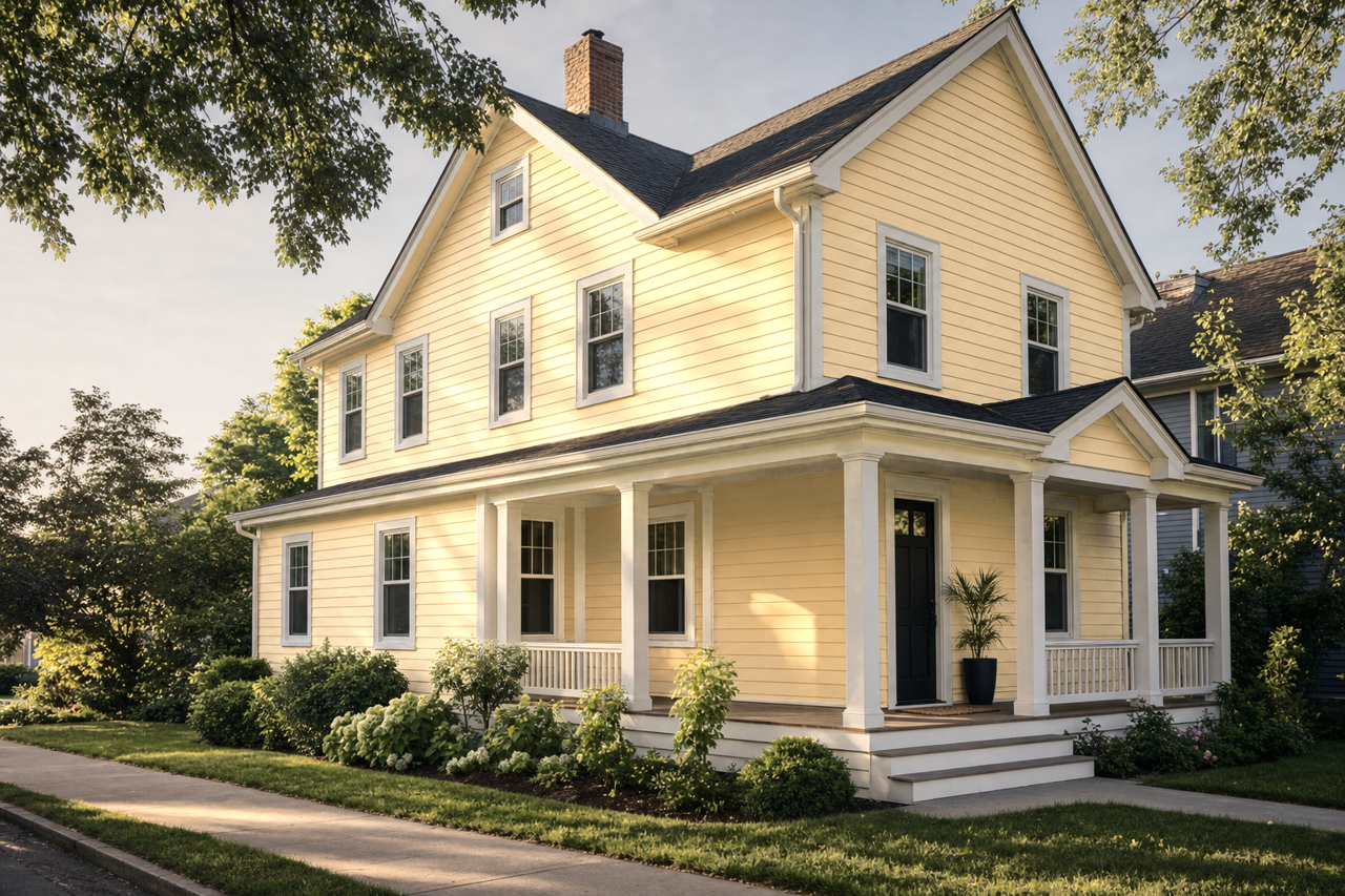 Barley by Benjamin Moore on exterior