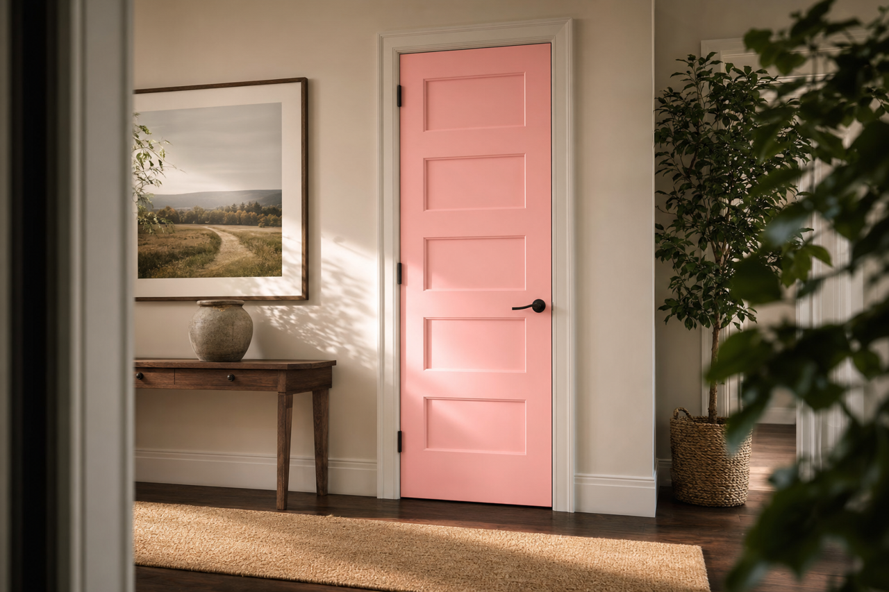 Light by Benjamin Moore on interior-doors