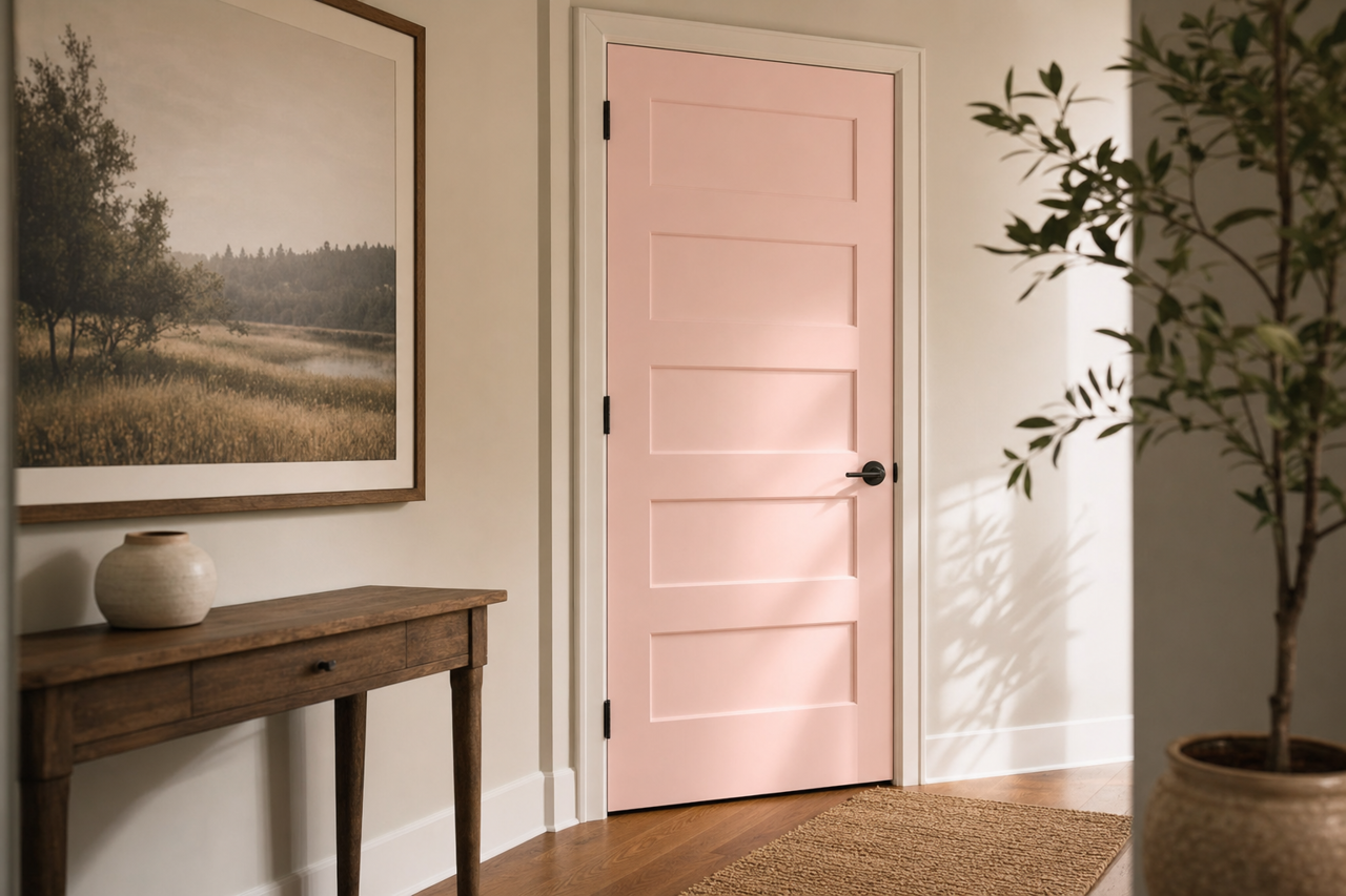 Voile by Benjamin Moore on interior-doors