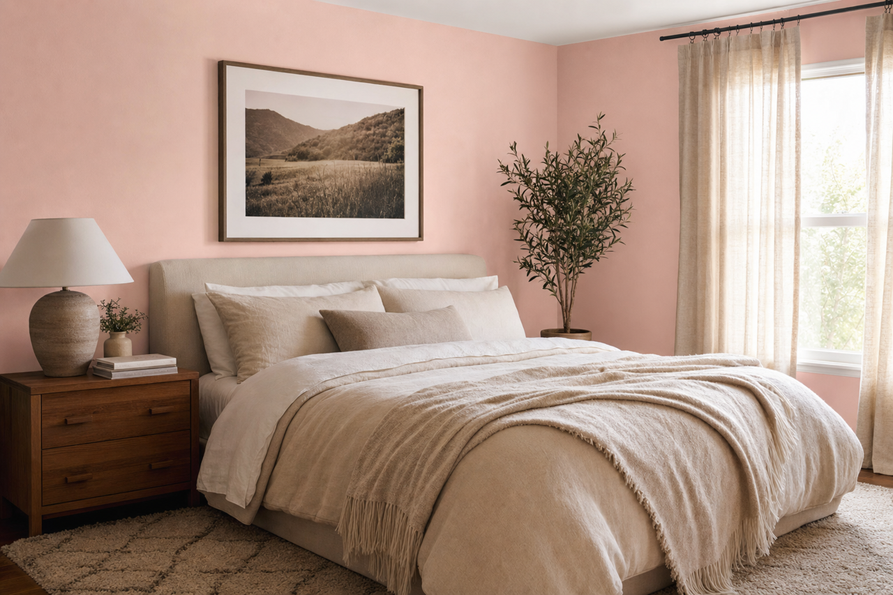 Voile by Benjamin Moore on interiors