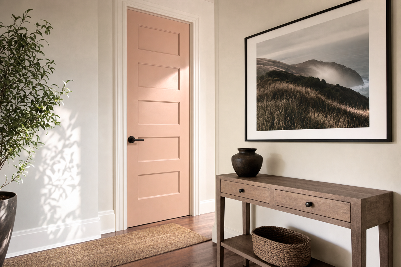 Desert Travels by Valspar on interior-doors