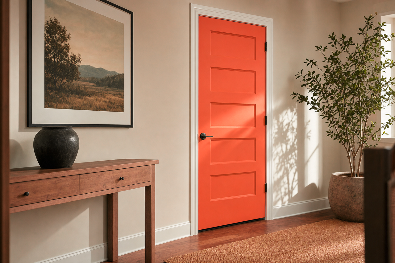 Autumn Enchantment by Valspar on interior-doors