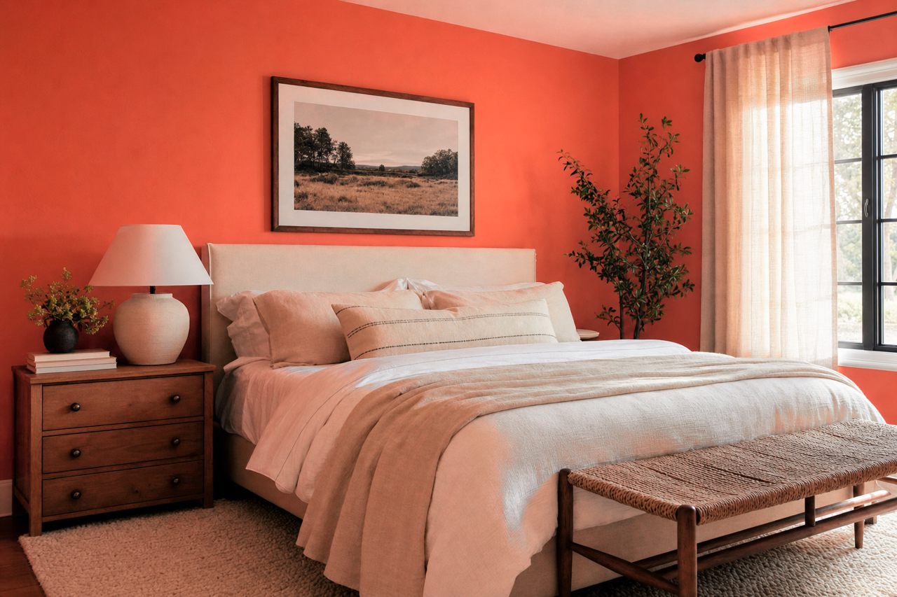 Autumn Enchantment by Valspar on interiors
