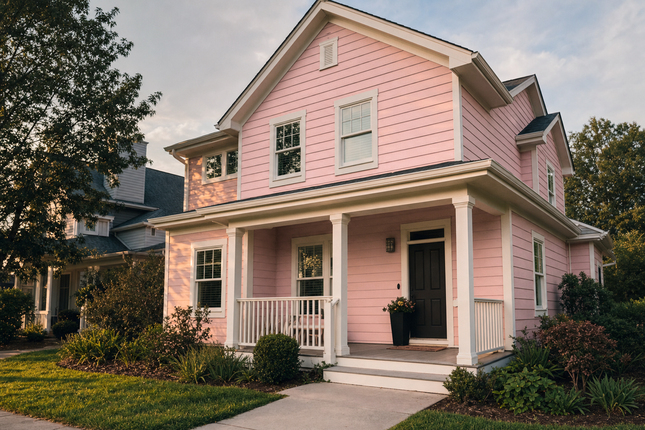 Tulip Petal by Valspar on exterior