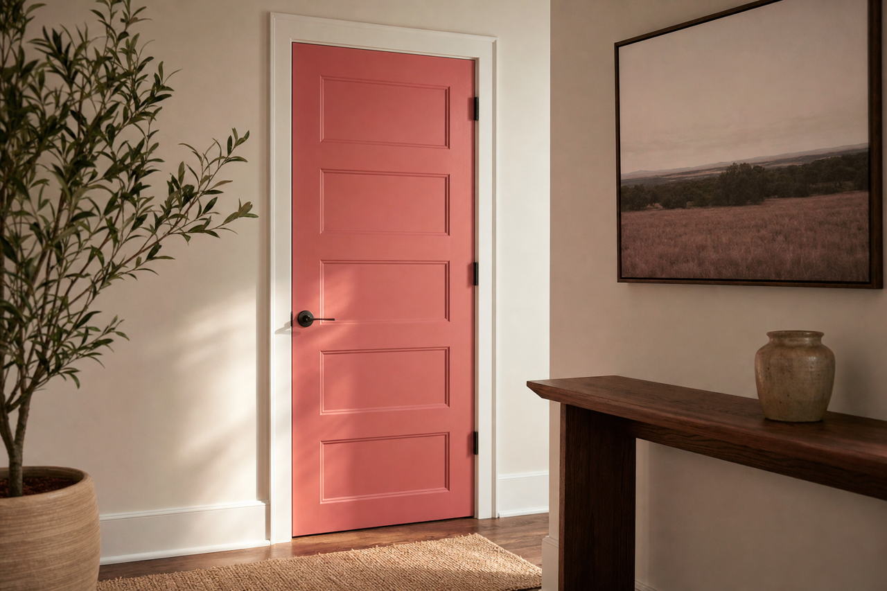 Cuban Plaza by Valspar on interior-doors