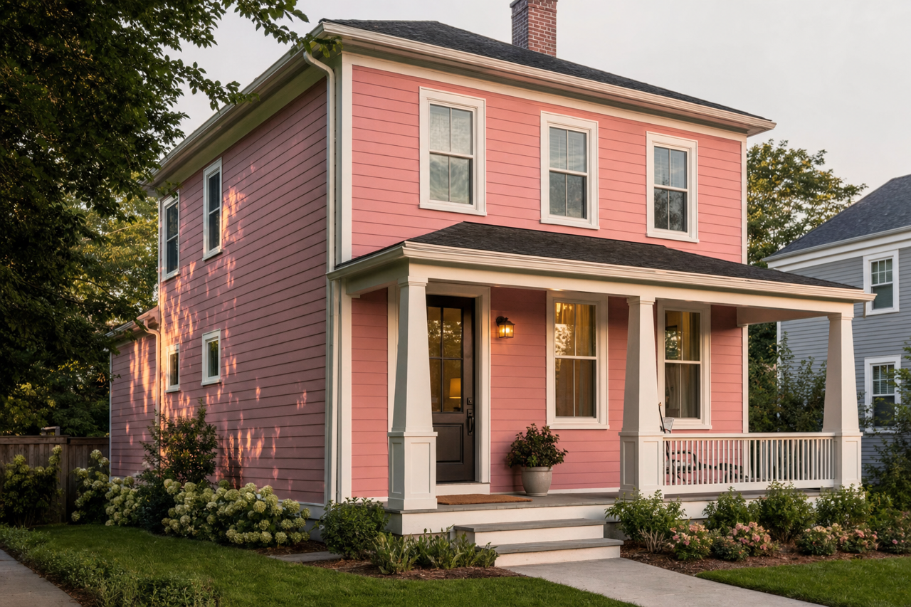 Coral Banks by Valspar on exterior
