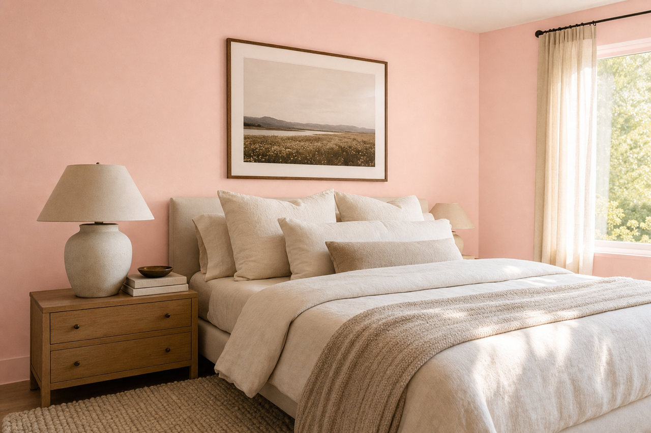 Marshmallow by Benjamin Moore on interiors