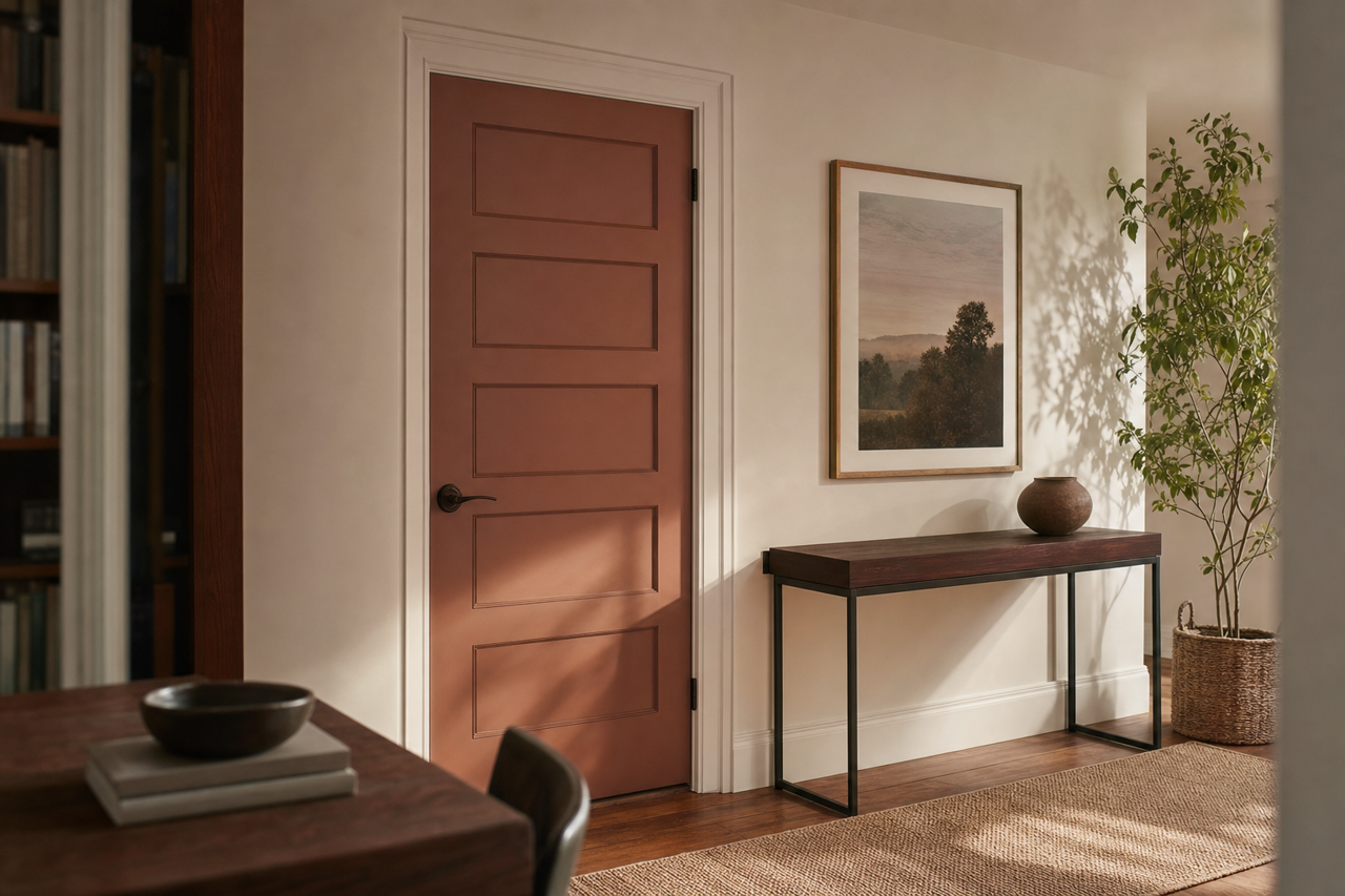 November Foliage by Valspar on interior-doors