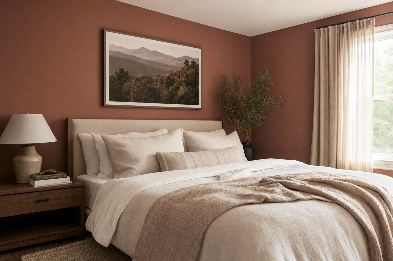 November Foliage by Valspar on interiors