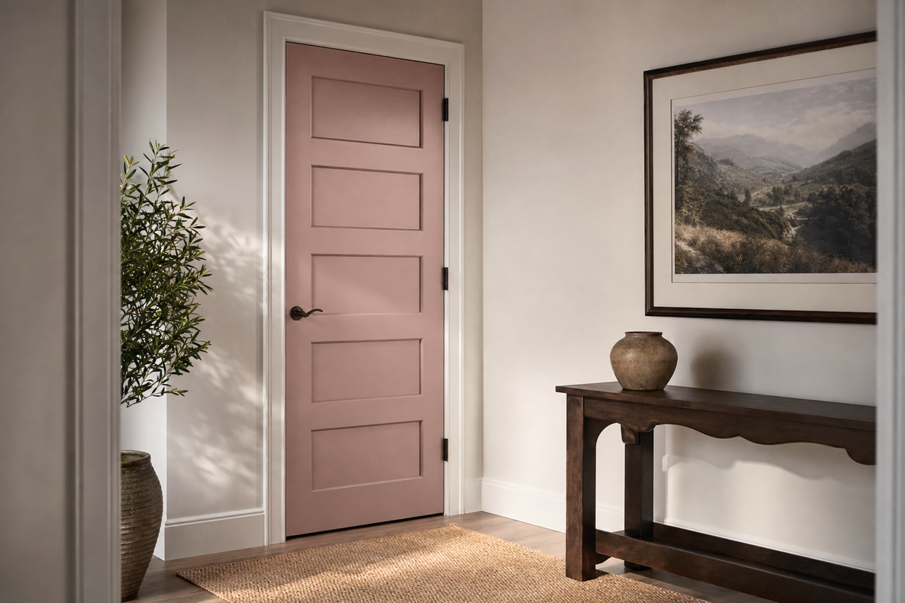 Wild Frontier by Valspar on interior-doors