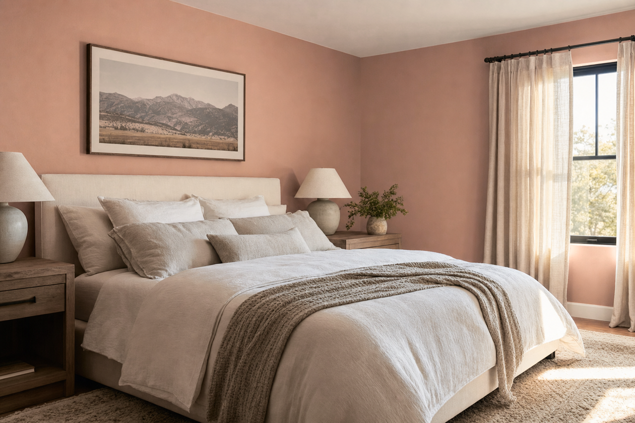 Opaque Cocoa by Valspar on interiors