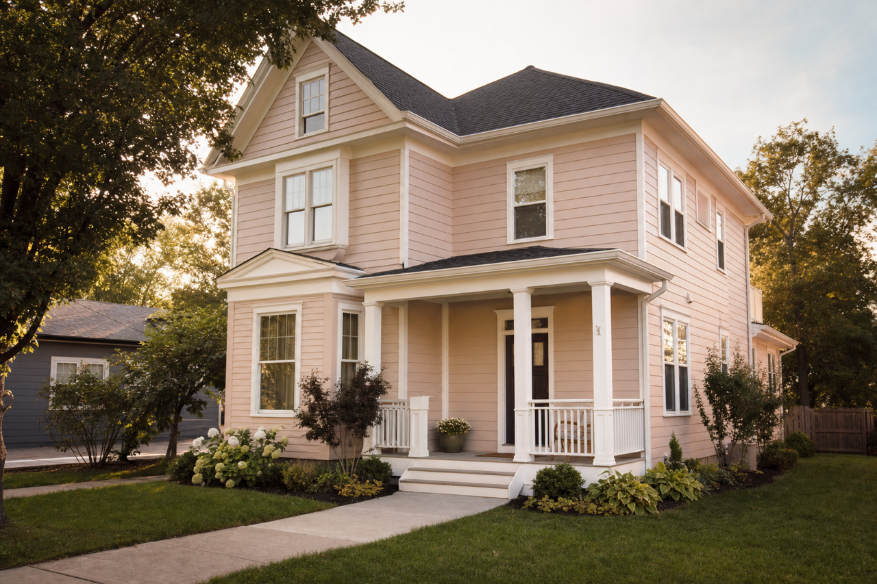 Rose Scroll by Valspar on exterior