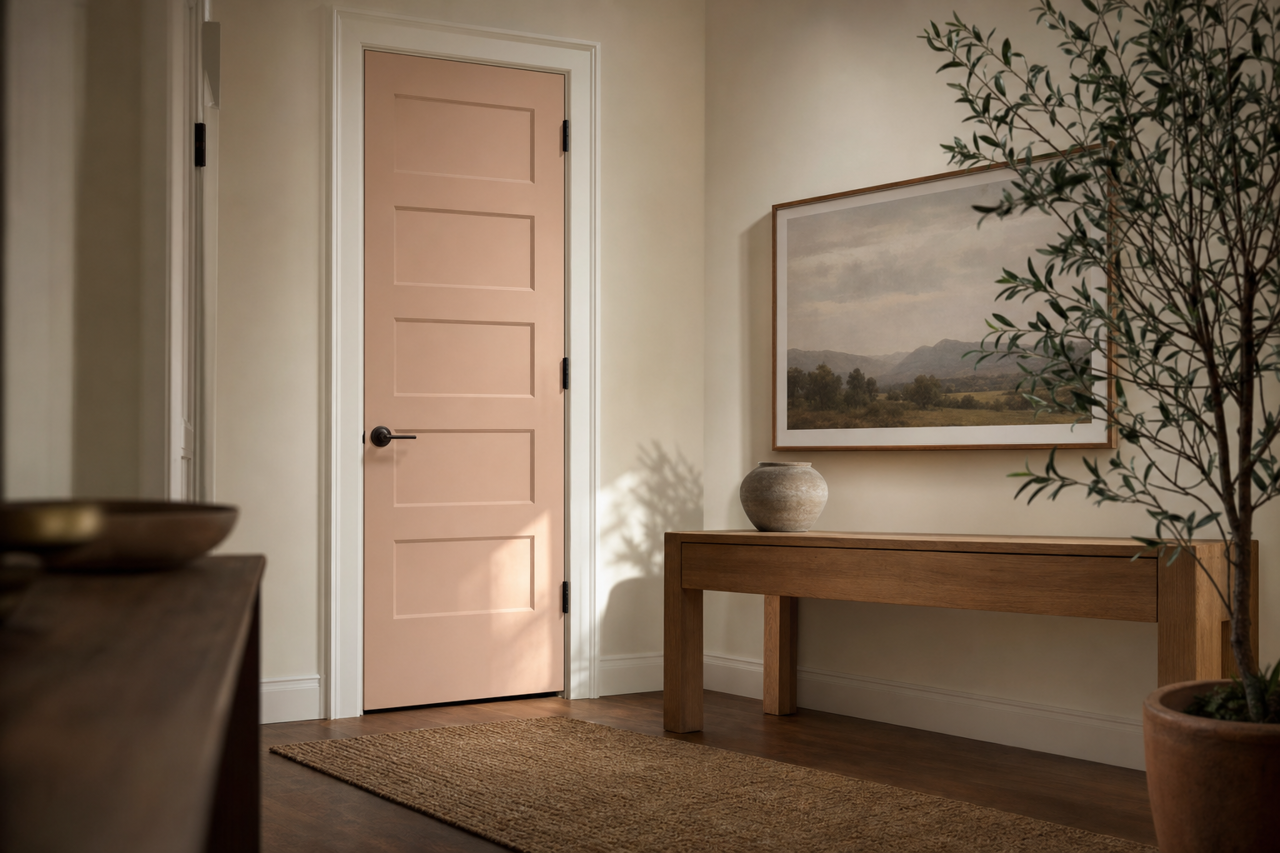 Rose Scroll by Valspar on interior-doors