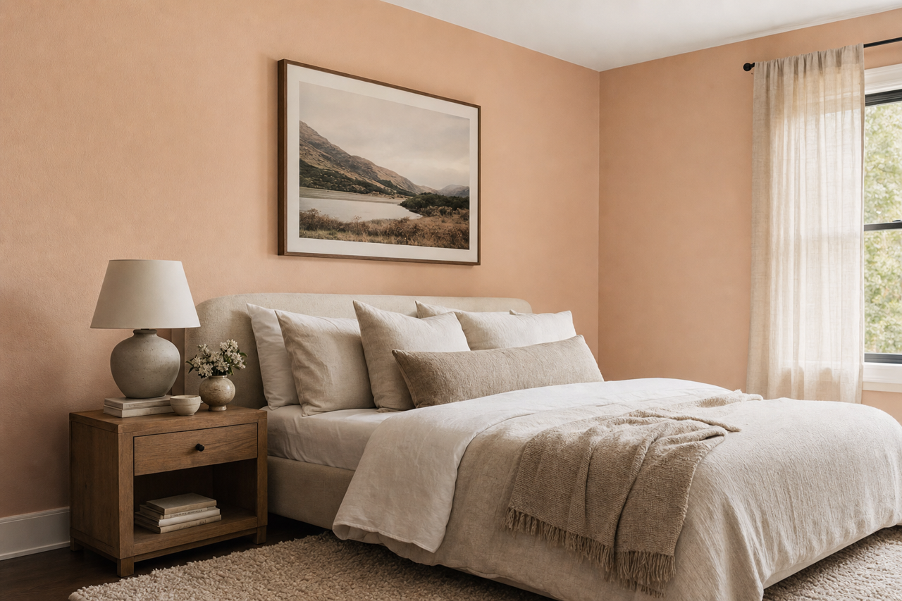 Rose Scroll by Valspar on interiors