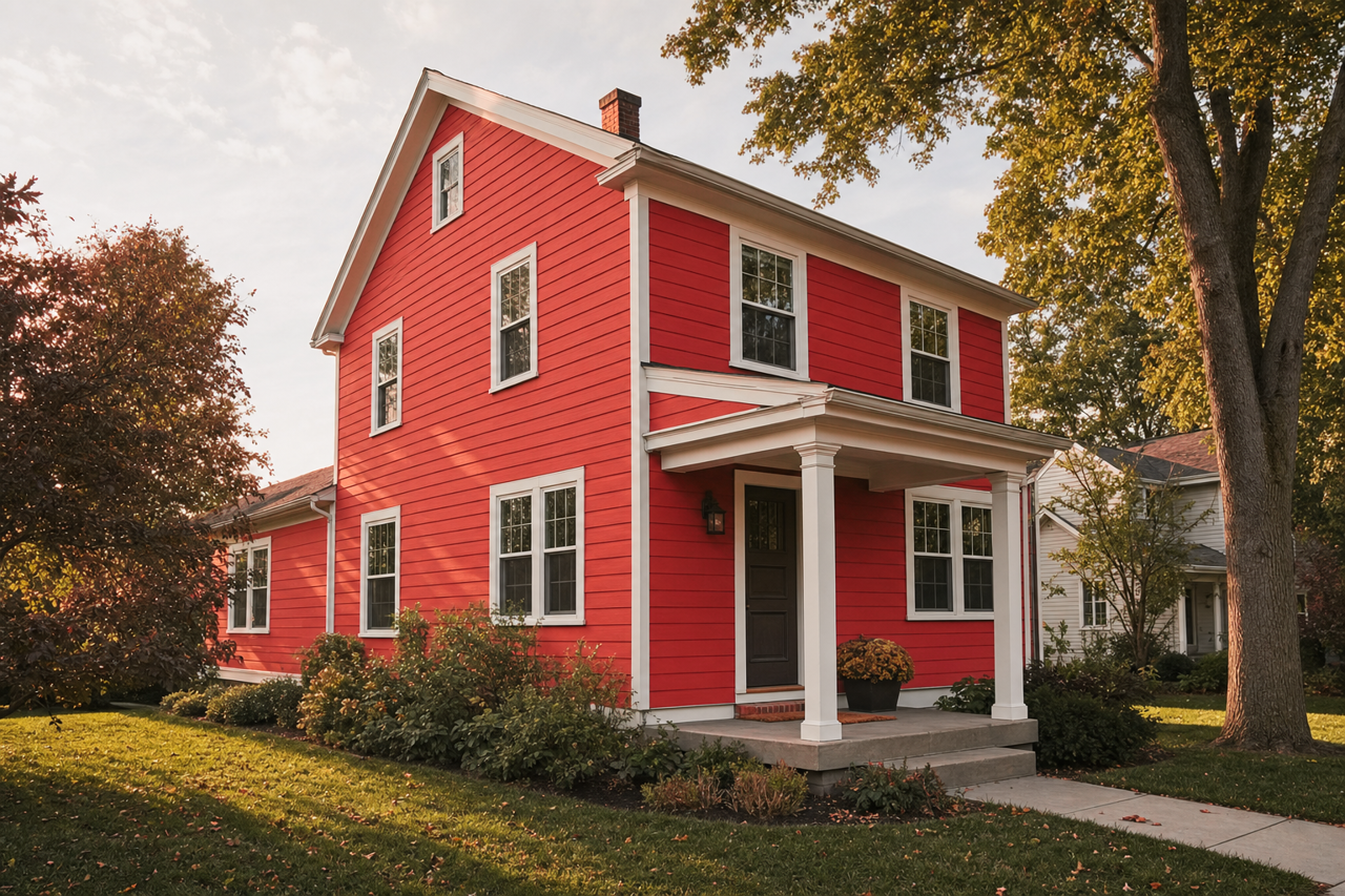 Bull's by Benjamin Moore on exterior