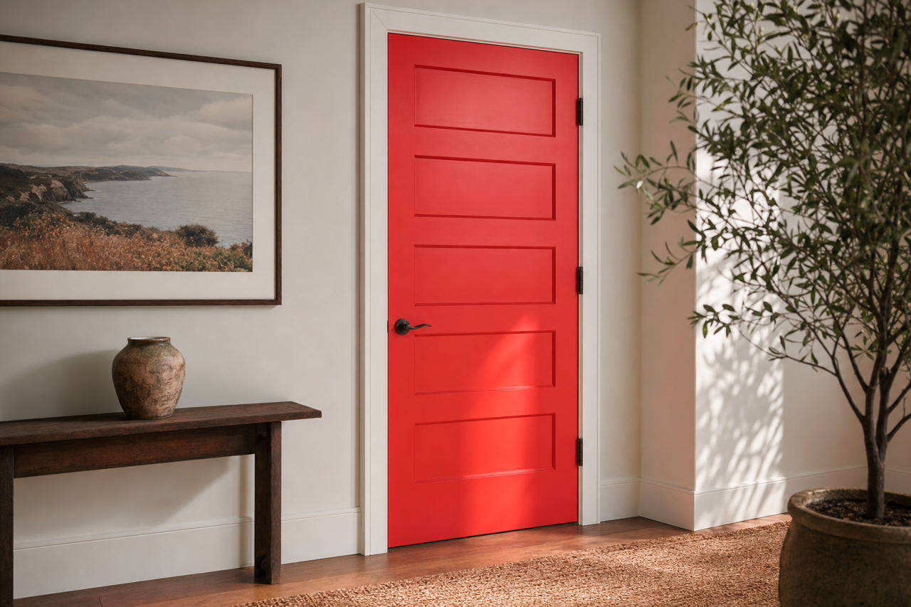 Bull's by Benjamin Moore on interior-doors