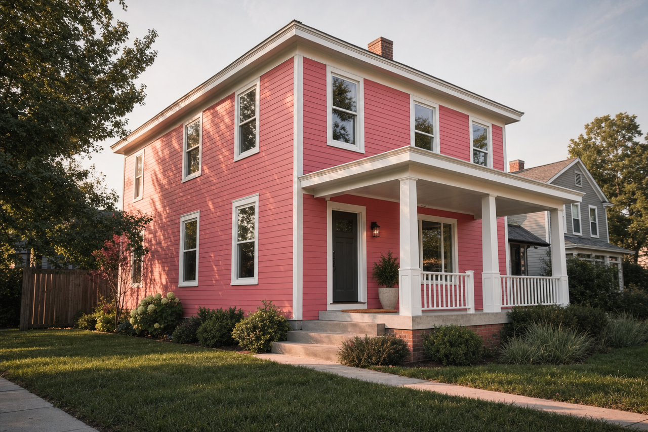 Sonora Rose by Valspar on exterior