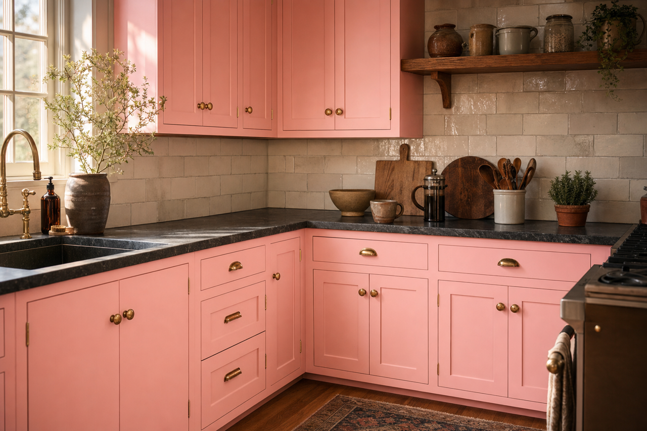 Sweet by Benjamin Moore on cabinets