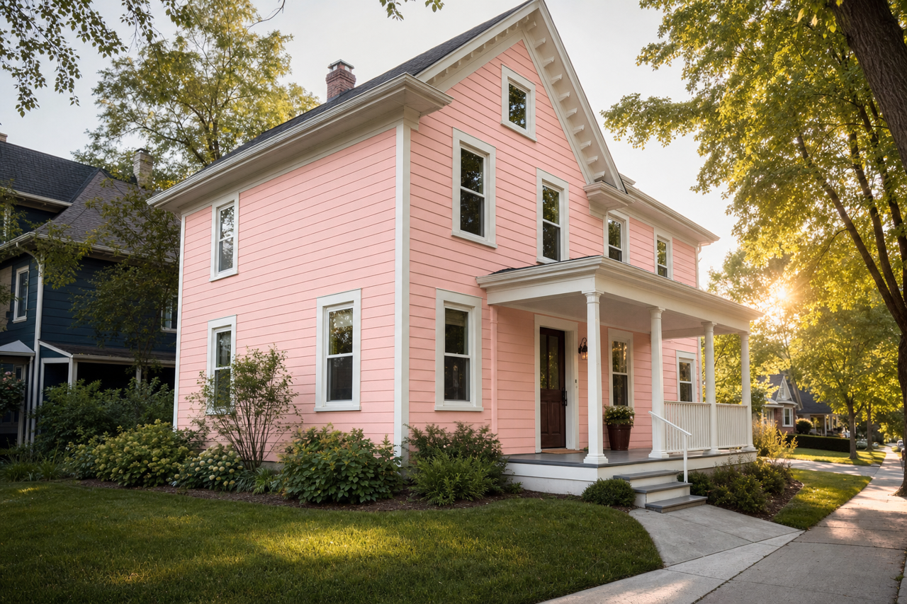 Spring Linen by Valspar on exterior